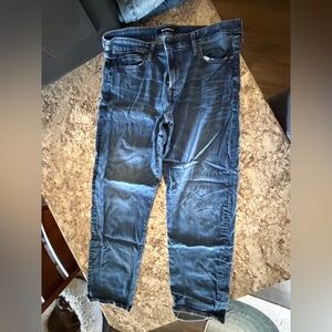 Express Men's Dark Blue Slim Jeans